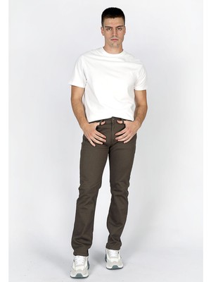 Lee Cooper Normal Bel Straight Haki Erkek Chino Pantolon 251 Lcm 221001 Harry Haki