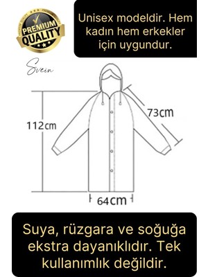 Premium Sarı Xxl 150 gr Kapüşonlu Cepli Yağmurluk Su Rüzgar Soğuk Geçirmez Unisex Çıtçıtlı Pardösü