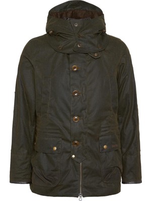 Barbour International Barbour Shoreman Yağlı Ceket OL51 Olive