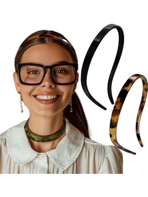 LWJG120 Pcs Tight Fitting Headband Comfortable Plastic Fashion Headband Non-Slip Shark Teeth Thin Hair Accessories Suitable For Women Wearing Glasses (Yurt Dışından)