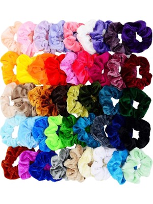 LWJG120 45PCS Headbands Velvet Elastic Headbands Women Girls Hair Accessories- Great Gift For Festival (Yurt Dışından)