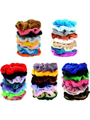 LWJG120 45PCS Headbands Velvet Elastic Headbands Women Girls Hair Accessories- Great Gift For Festival (Yurt Dışından)