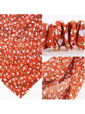 LWJG120 Floral Turban Headband 5 Pieces Hairband Chiffon Boho Headband Women Elastic Headband Women Girls Hair Accessories (Yurt Dışından)