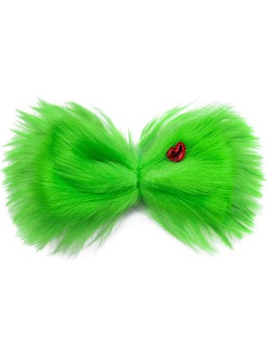 LWJG120 Large Furry Bow Christmas Hairpin Girls Women Halloween Hairpin Halloween Role Playing Costume Accessories Props (Yurt Dışından)