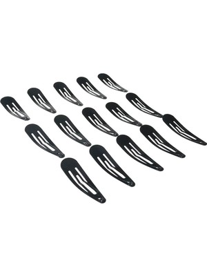 LWJG120 40 Pieces Black 2 Inch Hair Clips Women Metal Snap Hair Clips Accessories (Yurt Dışından)