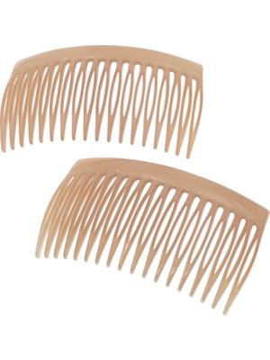 LWJG120 French Hair Comb Curved Beige French Twist Hair Comb Decorated Strong Fixed Hair Clip Suitable For Styling Girls Hair Accessories (Yurt Dışından)