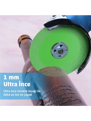 Titi 6234 100 mm Elmas Diski Cam Seramik Şişe Kesme Taşlama Ultra İnce ve Dayanıklı
