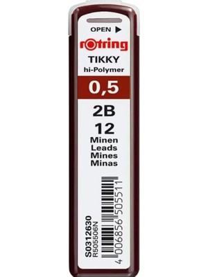 Rotring Tikky 0,5 2b Hı-Polymer Kalem Uç (1 Adet)