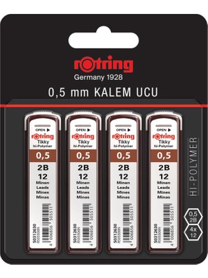 Rotring Tikky 0,5 2b Hı-Polymer Kalem Uç (1 Adet)