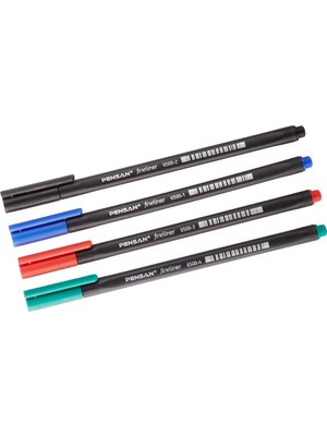 Pensan Fineliner Keçeli Kalem 0,4 mm ( 3 Adet)