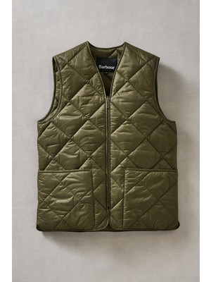 Barbour Large Box Kapitone Içlik-Yelek - Bedale, Beaufort, Ashby ve Bristol Ceketler ile Uyumludur GN55 Forest Green/classic