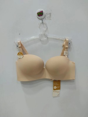 Belvü Balensiz Çift Dolgulu Straplez Ten Sütyen - 1141