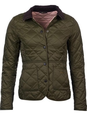 Barbour Deveron Kapitone Ceket OL51 Olive