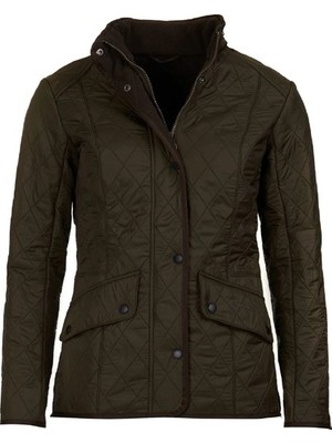 Barbour Cavalry Polar Kapitone Ceket OL91 Dk.Olive-Olive