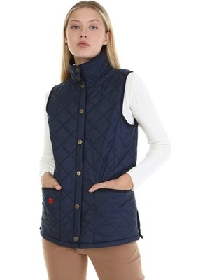 New Outdoor Kadın Warm Yelek Light Navy