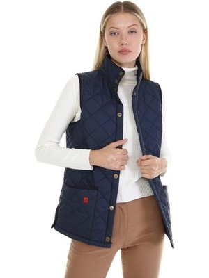 New Outdoor Kadın Warm Yelek Light Navy