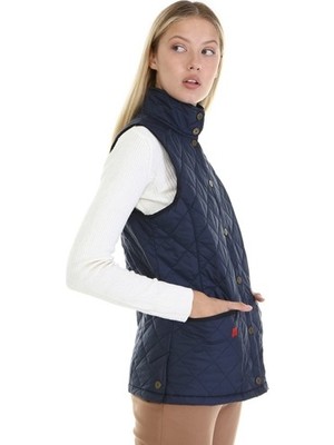 New Outdoor Kadın Warm Yelek Light Navy