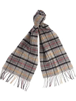 Barbour Unisex Tartan Yün Atkı (%100 Lambswool) TN71 Modern Tartan