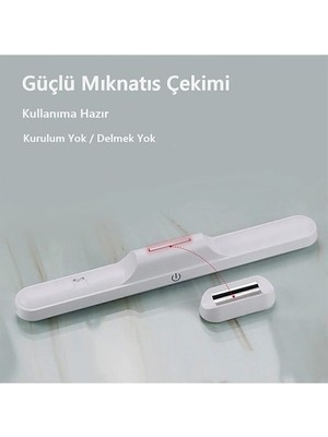 Garantisiz Mıknatıslı Şarjlı LED Işık Micro USB Şarjlı Kablosuz LED Lamba 3 Kademeli Martı Aplik Yo