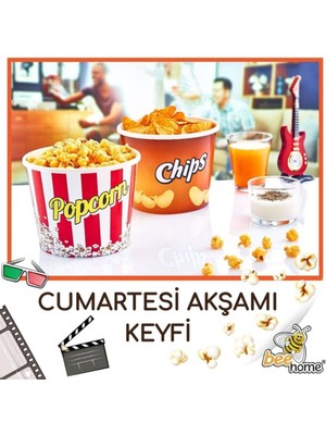 Çok Renkli Popcorn Kovası