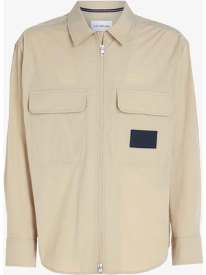 Calvin Klein Premium Essentials Zip Overshirt Gömlek