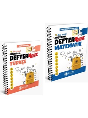 Çanta Yayınları 5. Sınıf Türkçe + Matematik Okula Yardımcı Öğreten Defter