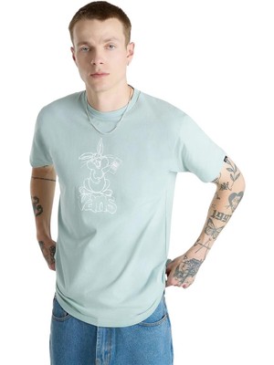 Vans Crazy Eddy Ss Erkek Gri T-Shirt