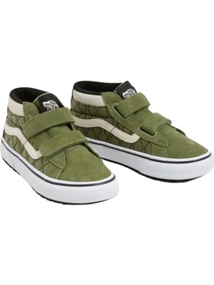 Vans Mte Sk8-Mid Reissue V Çocuk Yeşil Sneaker