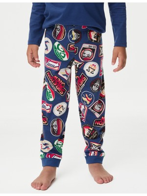 Marks & Spencer Saf Pamuklu Star Wars:pijama Takımı (1-7 Yaş)