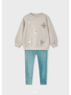 Mayoral Kız Çocuk Pullover Kadife Tayt 2 Li Set 4706