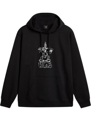 Vans Crazy Eddy 66 Loose Po Erkek Siyah Sweatshirt