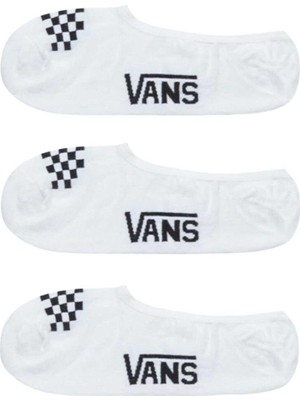 Vans WM Classıc Canoodle 6.5-10 3PK Beyaz Çorap