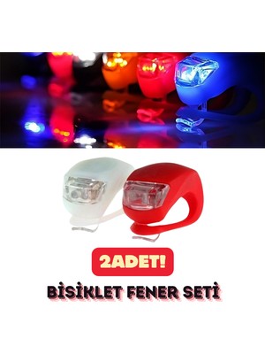 Vekorr Çok Yönlü LED Işık Fener Seti 2 Adet Motosiklet Scooter Bisiklet İçin Güvenlik Aydınlatma