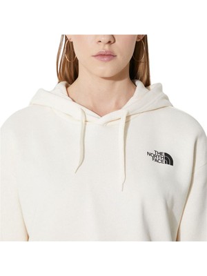 The North Face W Trend Crop Hoodie  Kadın Beyaz Sweatshirt