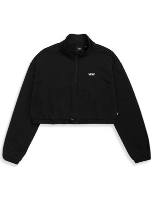 Vans Left Chest Half Zip Fleece Siyah Sweatshirt