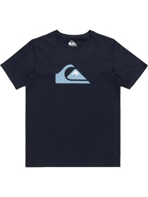 Quiksilver Comp Logo Ss Yth Lacivert Çocuk T-Shirt