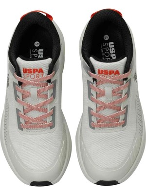 U.S. Polo Assn. Gerrard 4pr Kırık Beyaz Erkeksneaker Spor Ayakkabı-Kırık Beyaz