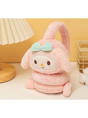 Petityu Sıcacık Kulaklık Pembe Şirin Kışlık Kulaklık Kulak Beresi Halk Koruma 8 Yaş +