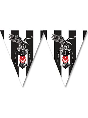 Beşiktaş Üçgen Bayrak Set