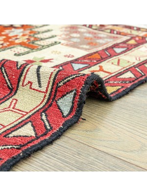 Satu El Dokuma Ipek Sumak Kilim 76X102 cm