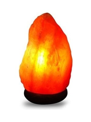 Himalaya Tuz Lambası 3-4 Kg. Doğal Kaya Tuzu Lambası Aç Kapa Düğmeli Tuz Lamba Himalayan Salt Lamp