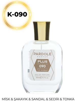 Pardole K-090 Odunsu Floral Favoris Kadın Parfüm - 50 Ml - Misk, Şakayık, Sandal Ağacı, Sedir, Tonka