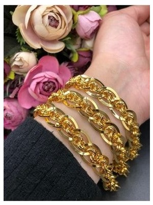22 Ayar Altın Kaplama Bileklik