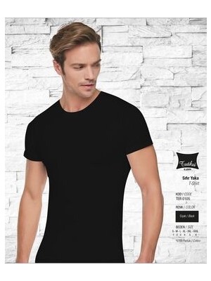 Tutku Erkek Penye 0 Yaka Yarım Kollu 6'lı Paket Atlet 0105