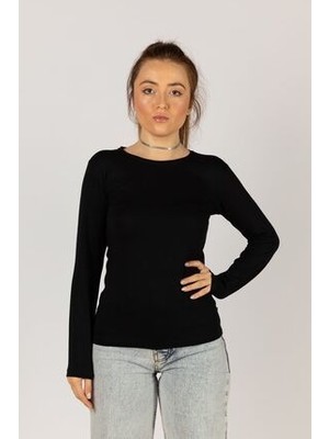 Uzun Kollu Likralı Penye Badi