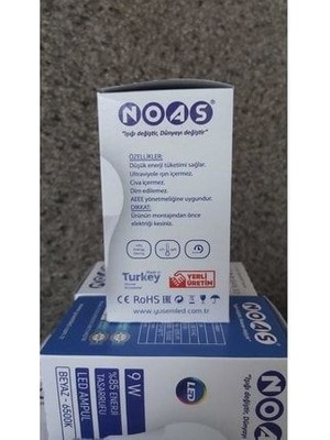 9W LED Ampul 10 Adet