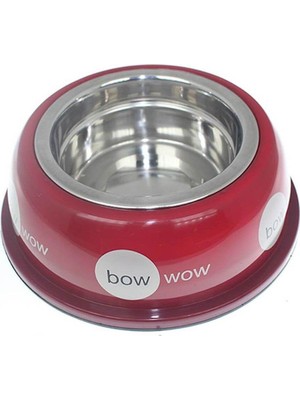 Zampa Tekli Fil Dişi Mama ve Su Kabı Kırmızı 1892 ml