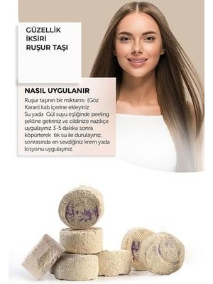 Güzellik Iksiri Leke Karşıtı Cilt Aydınlatıcı Sefidab Mühürlü Orjinal 12 Adet Ruşur Taşı