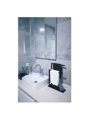 Siyah Ferforje Döküm Malzeme Sağlam Devrilmez Set Üstü Havluluk