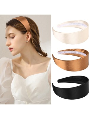 Brave Bull Inch Wide Satin Headband For Women And Girls (Yurt Dışından)